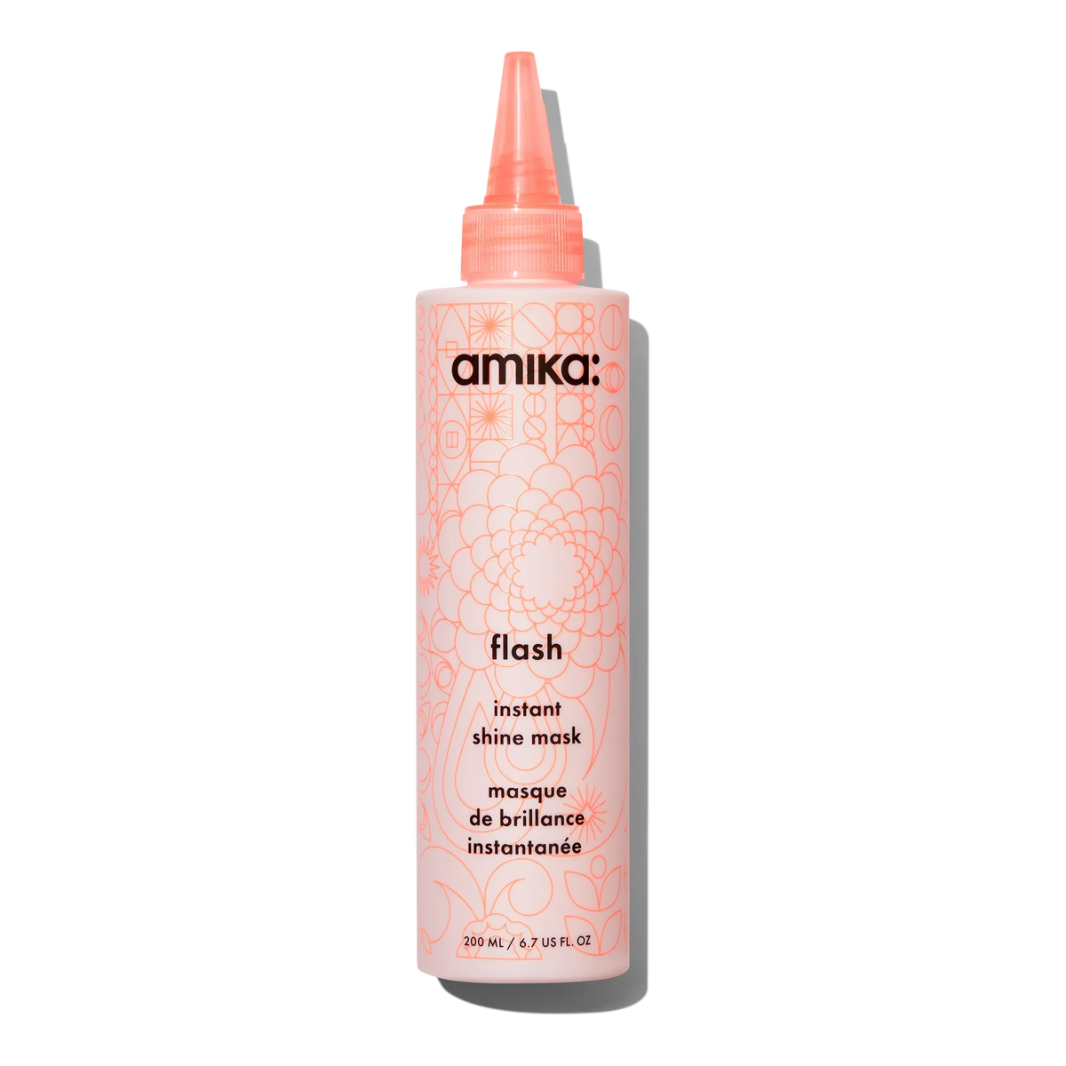flash instant shine mask for shiny hair - 6.7 oz / 200 ml